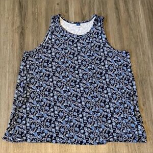 Old Navy Luxe Floral Tank Top XL Tall